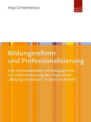 cover image of Bildungsreform und Professionalisierung